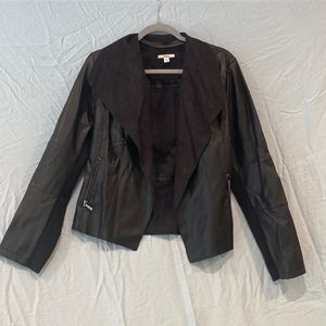 Bar III Faux Leather Jacket